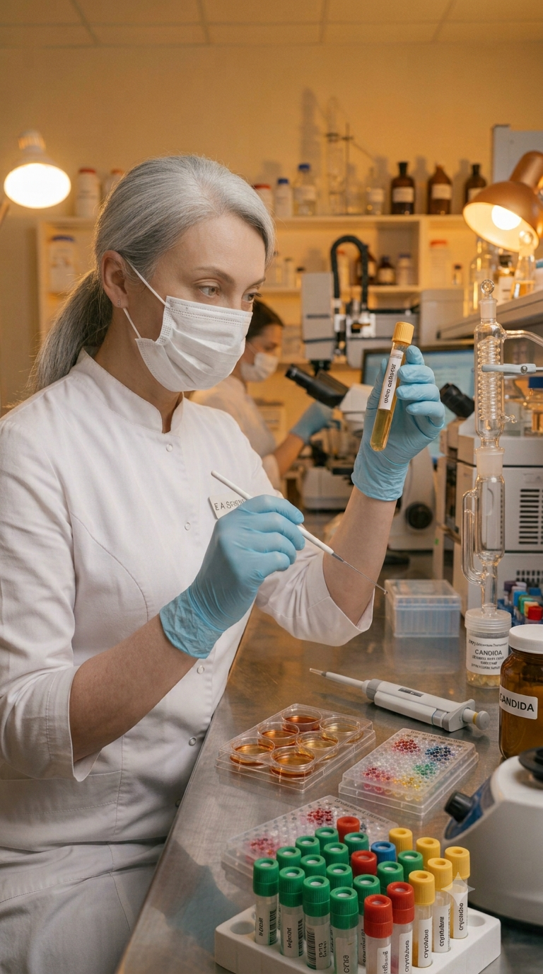 Посев мочи на Candida spp. и определение чувствительности к антимикотическим препаратам (катетер)
